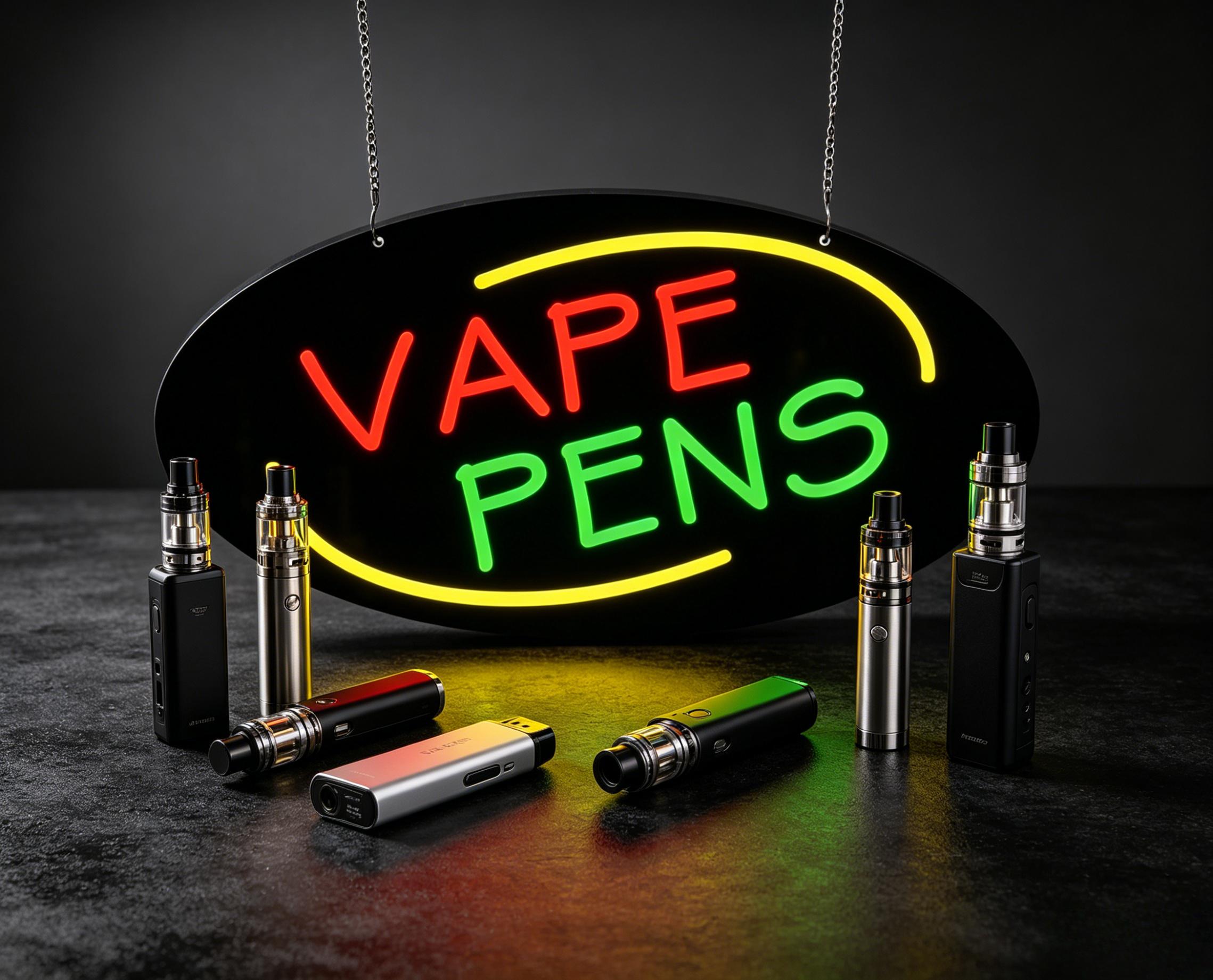 Vape Pens Neon Sign Dimmable L - огляд і ціна Vaping Store
