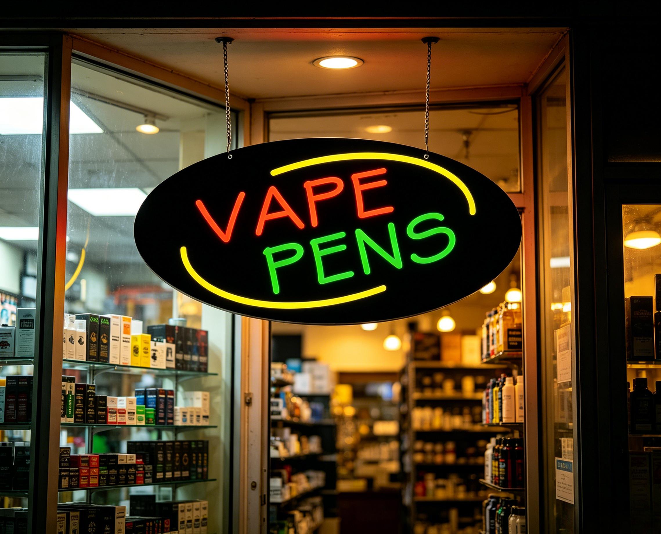 Vape Pens Neon Sign Dimmable L - огляд і ціна Vaping Store
