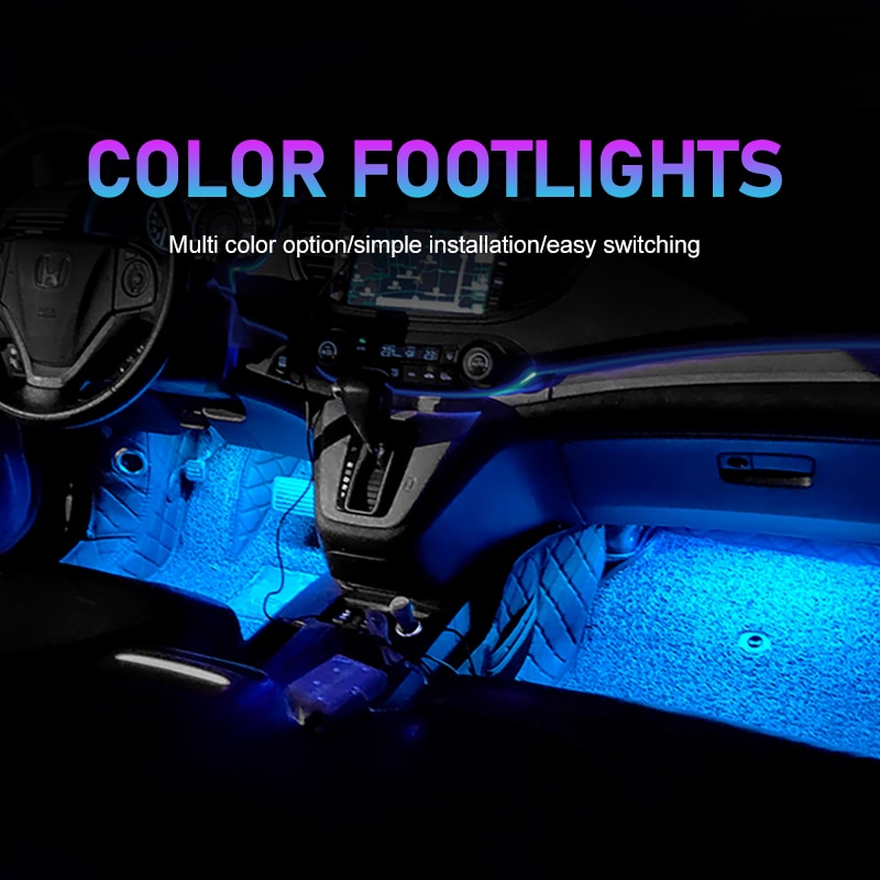Car Neon Light Foot Light LED  - огляд і ціна Vape Decoration