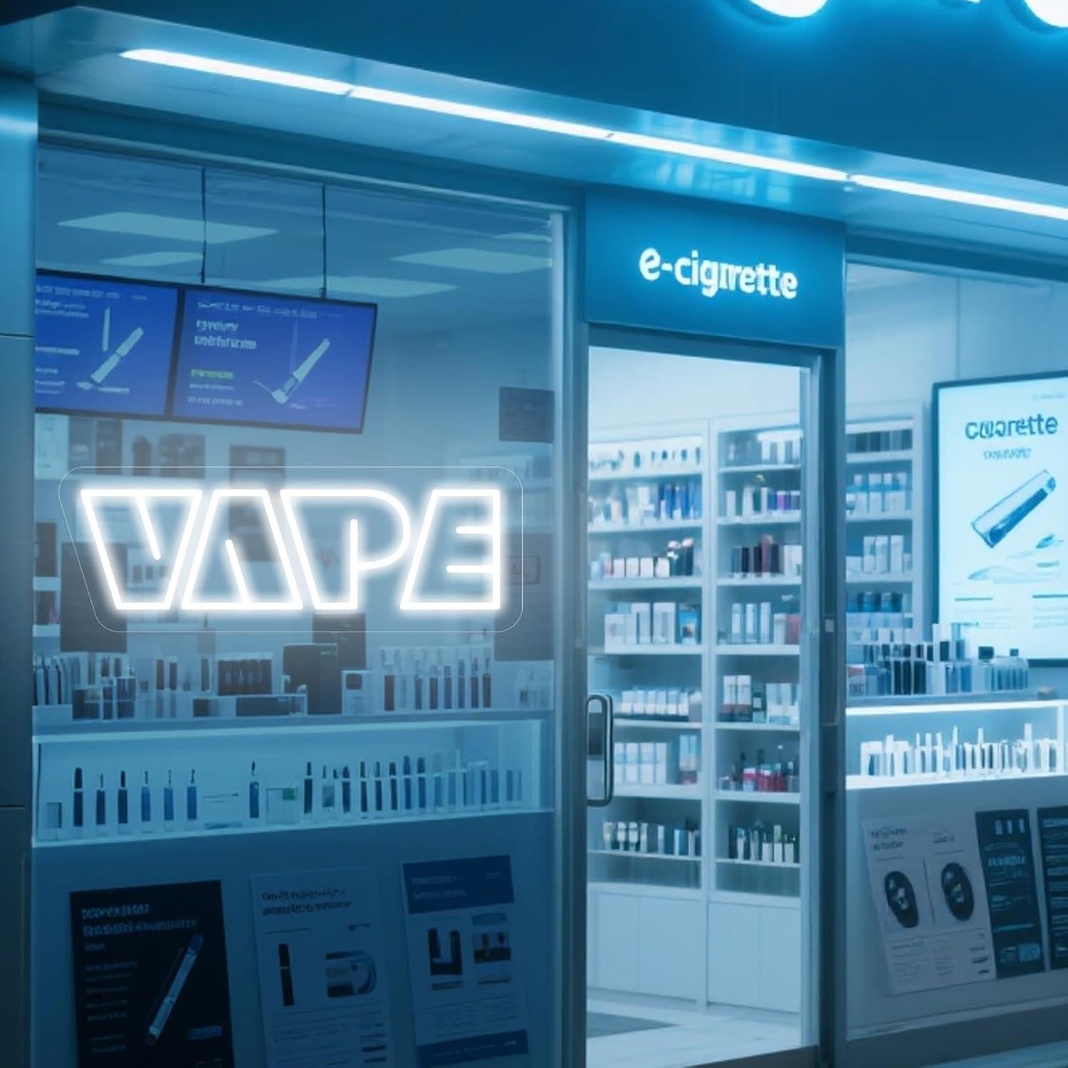 VAPE Neon Sign USB Dimmable LE - огляд і ціна Vaping Store