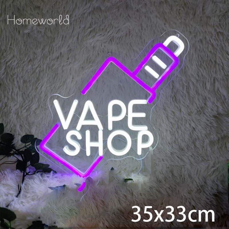 VAPE Shop Neon Sign for Smoke  - огляд і ціна Vaping Store