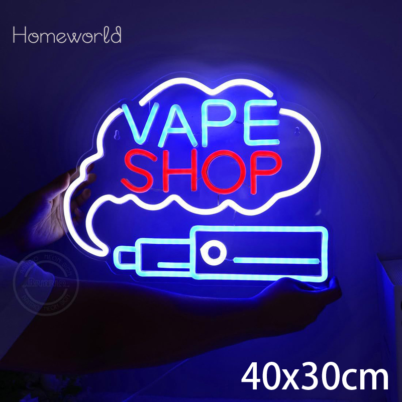 VAPE Shop Neon Sign for Smoke  - огляд і ціна Vaping Store